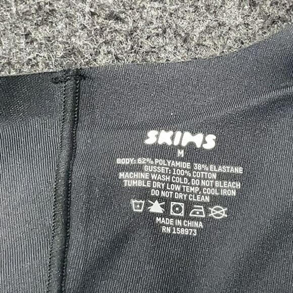 Skims Black Stretch Dress Medium - Picture 3 of 3